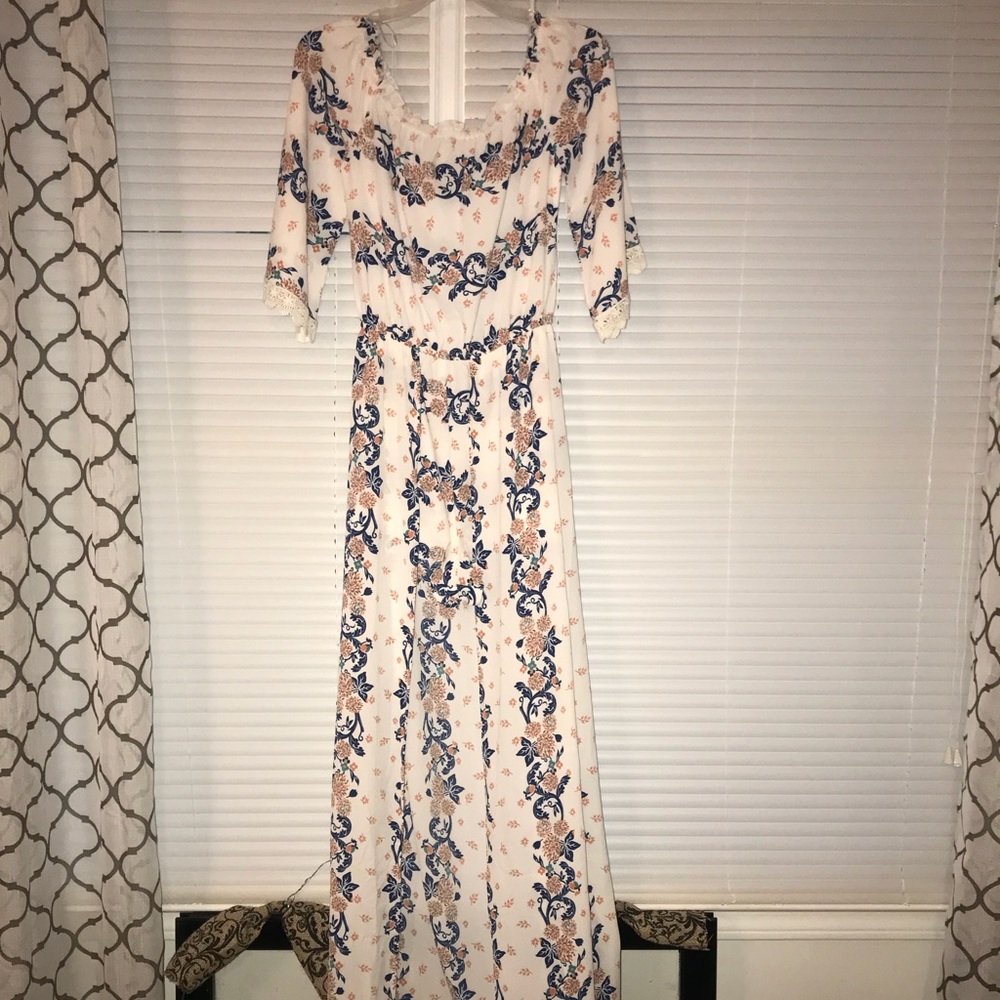 Off the Shoulder Dress with Shorts